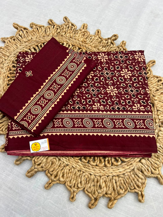 ajrakh sarees shantabaa sarees