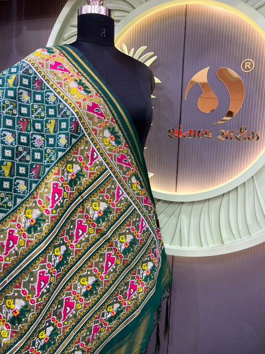 Heritage Elegance Patola Meenakari Saree | Shantabaa Saree
