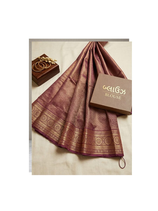 Dharmavaram Silk Saree with Antique Zari Work