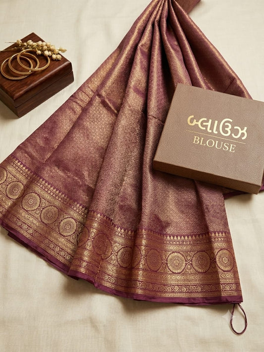 Dharmavaram Silk Saree with Antique Zari Work